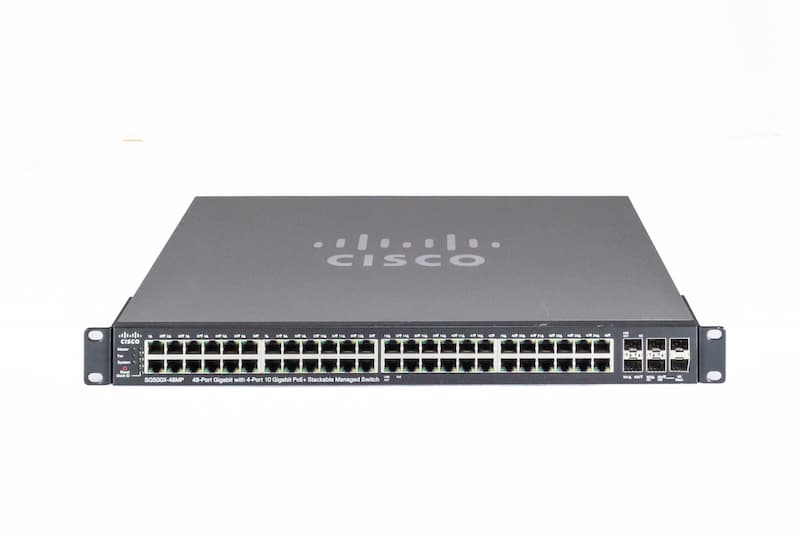 Cisco Switch SG500X-48MP-K9, Managed, 48x GbE RJ45, 2x GbE SFP+, 2x GbE RJ45/SFP+ shared