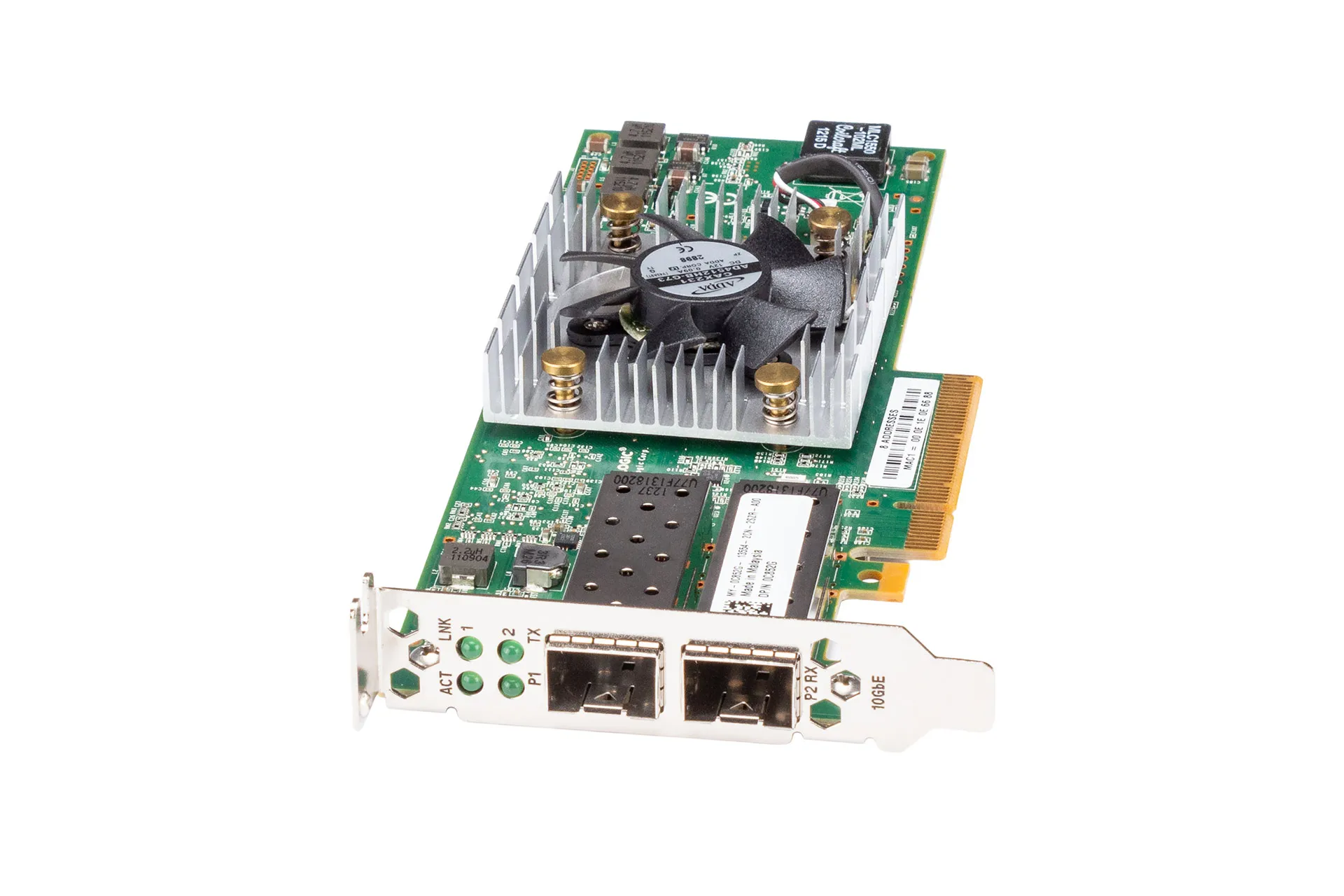 DELL QLogic QLE8262L 10GbE Netzwerkkarte Ethernet SFP+ Dual Port Low Profile PCI-e NIC 0C852G cover