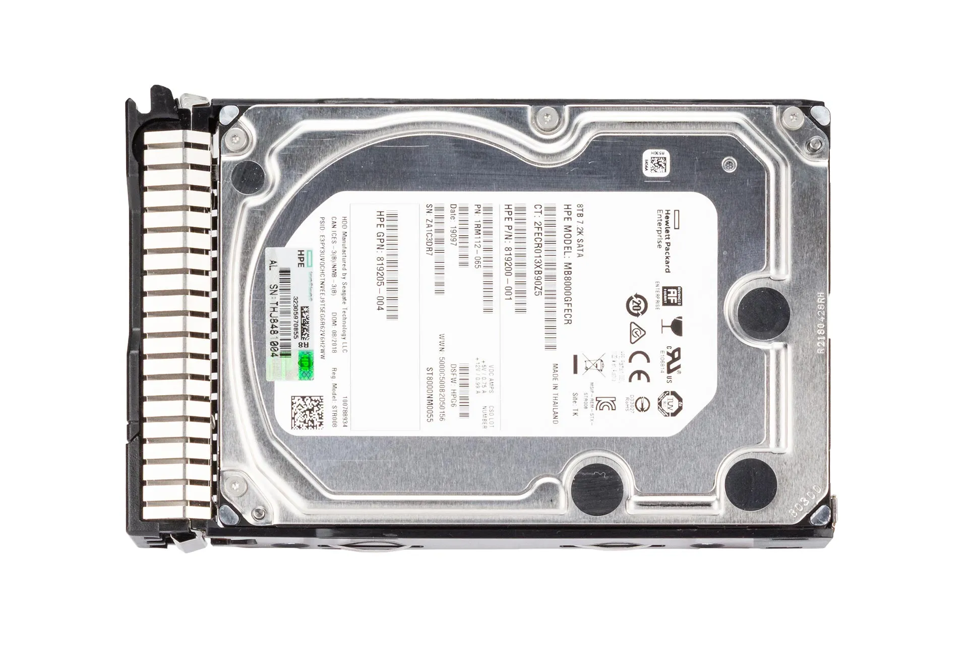 HPE 8TB 6G SATA HDD 7.2k, 3.5" LFF Festplatte für Server