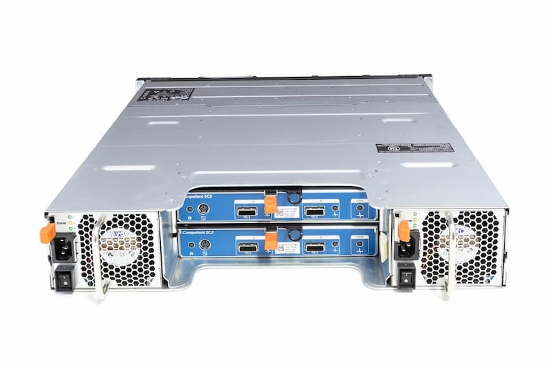Dell Compellent SC220  Expansion Enclosure, 24x SFF,  Dual Contr. SAS 6G 2P (00TW47), 2x 700W