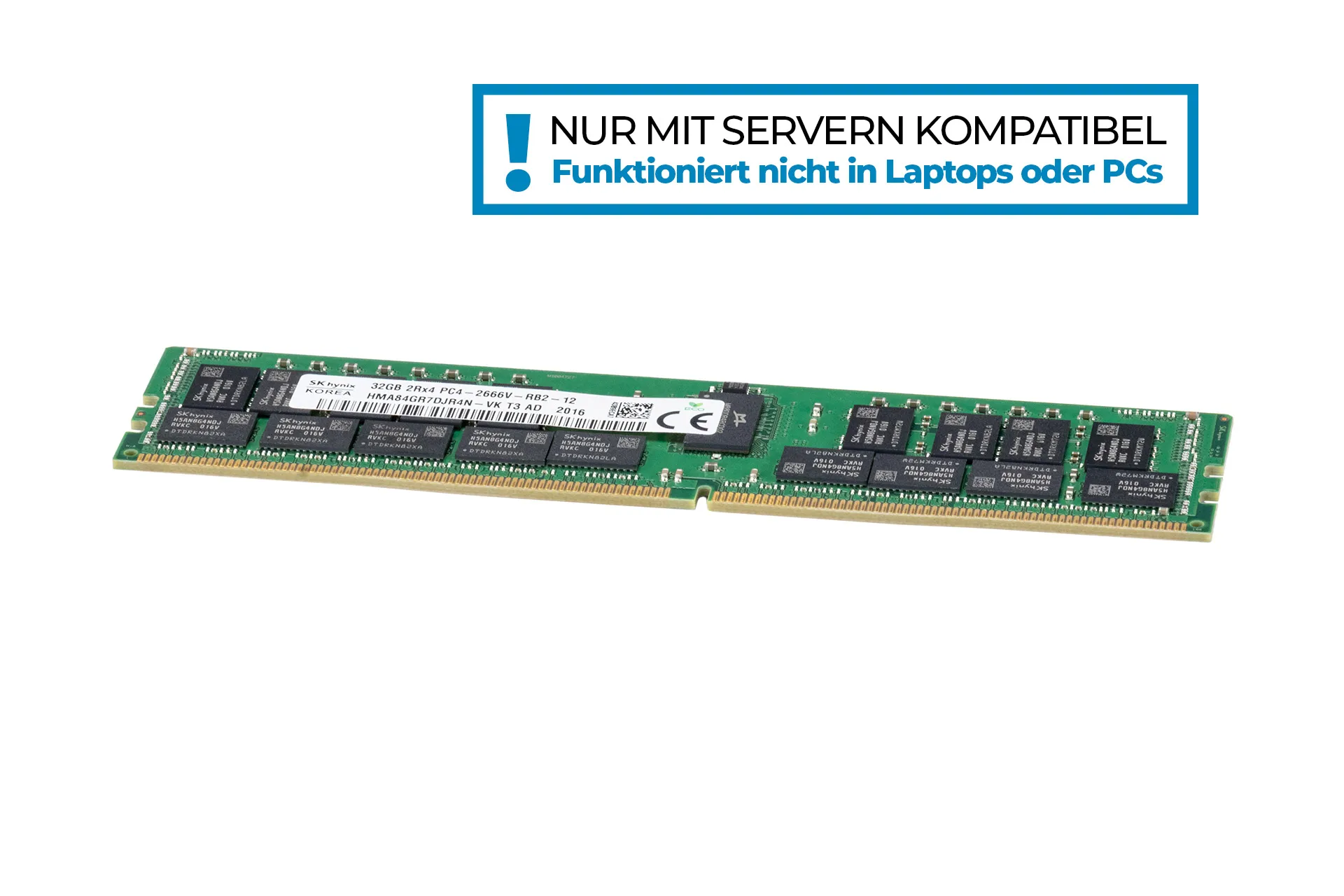 HYNIX 32GB DDR4 RAM 2Rx4 PC4-2666V-R regECC HYNIX 32GB DDR4 RAM 2Rx4 PC4-2666V-R regECC