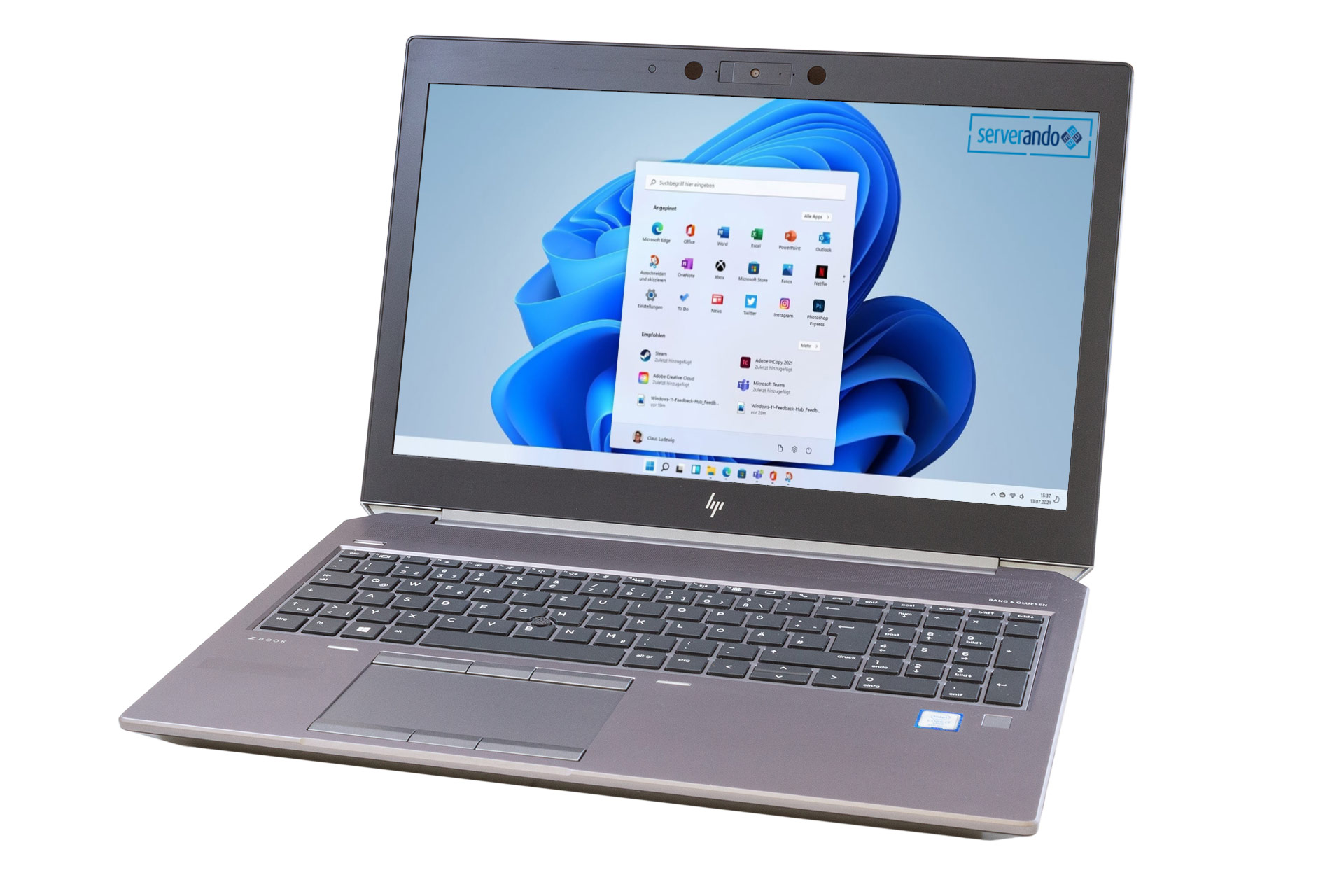 HP ZBook 15 G6 Mobile WS, i7-9850H 2.60GHz, 6-Core, 32GB PC4, 512GB NVMe SSD, 15.6 Zoll, Win11Pro