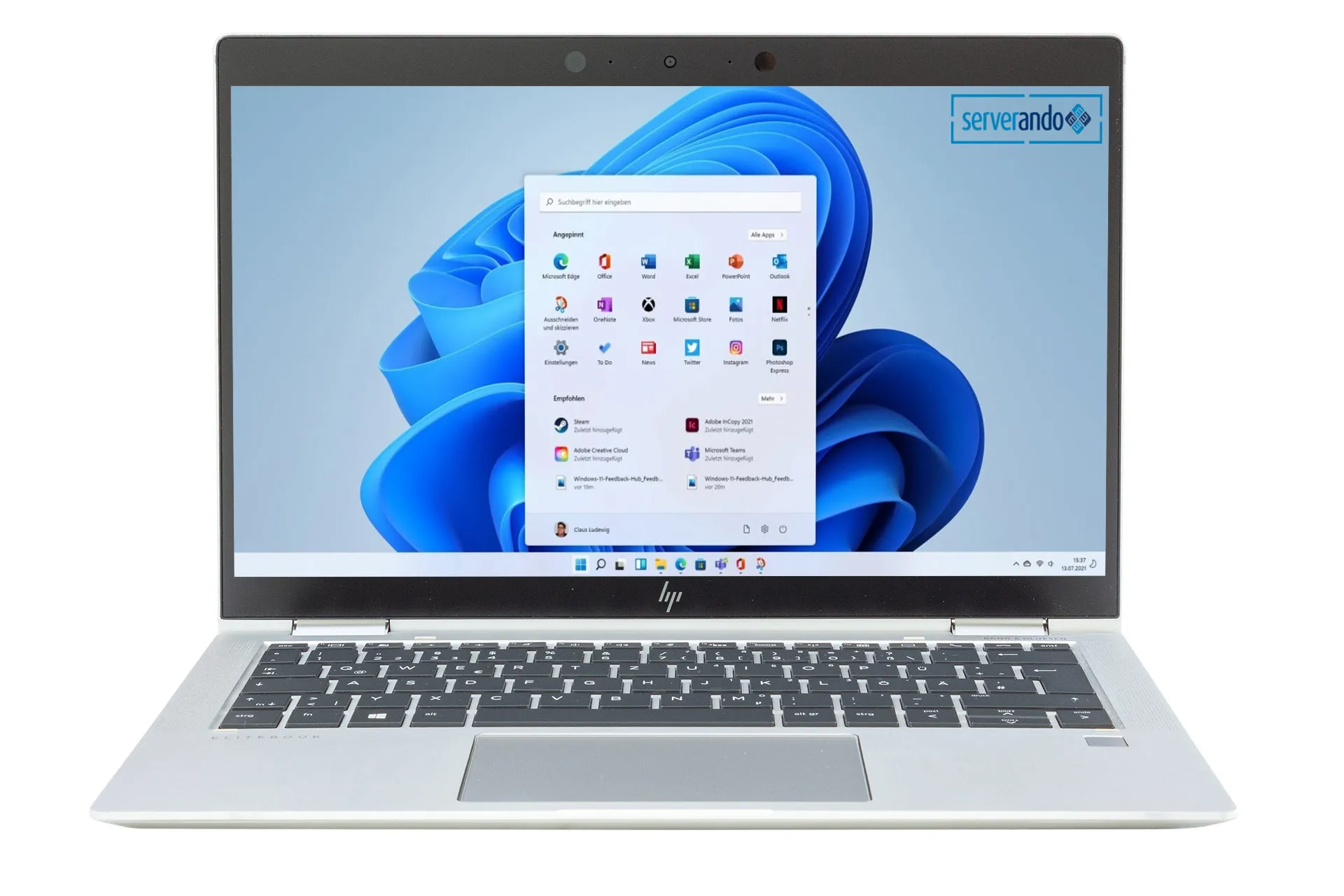 HP Elitebook x360 1030 G4 Conv, i7-8665U 1.90GHz, 4-Core, 16GB PC3, 512GB NVMe SSD, 13.3 Zoll, Win11Pro