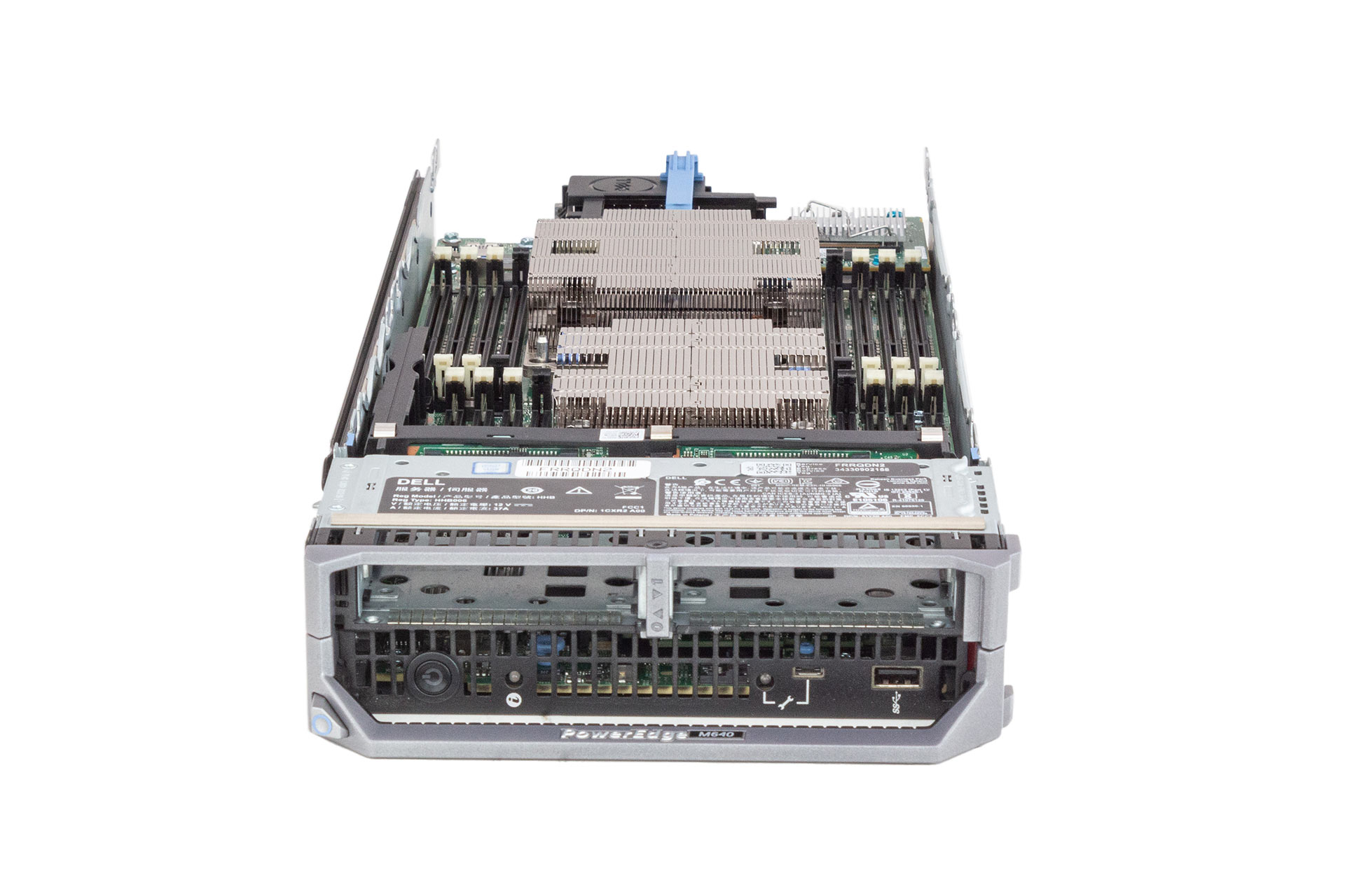 Dell M640 Blade Server CTO (Chassis, Board, Backpl, 2xHeatsink, 1xRaid-H330-Mini, BCM57810-10GbE-DP) Dell M640 Blade Server CTO (Chassis, Board, Backpl, 2xHeatsink, 1xRaid-H330-Mini, BCM57810-10GbE-DP)