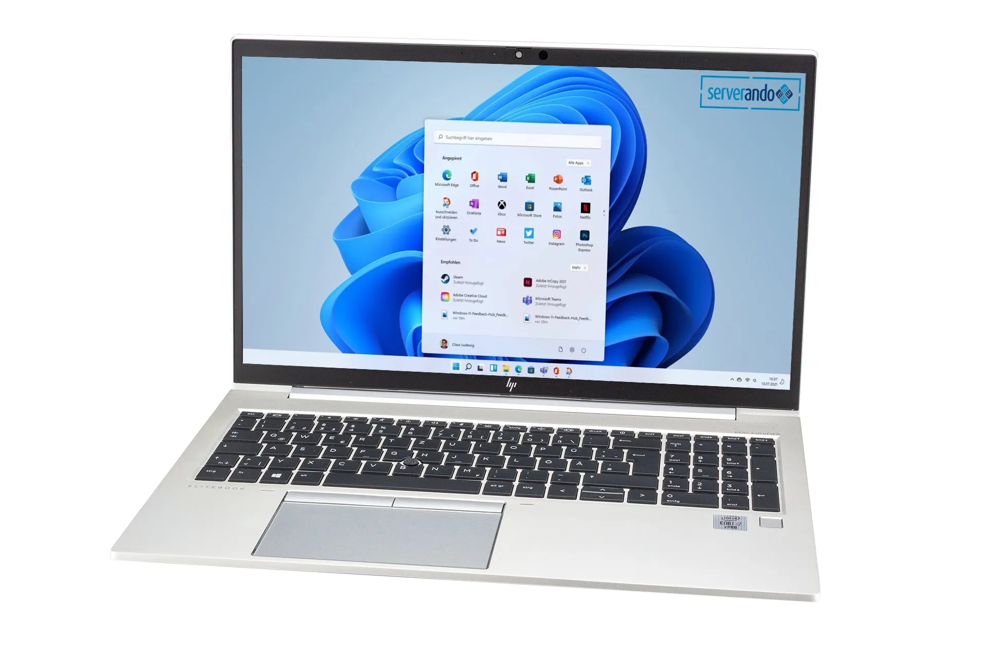 HP EliteBook 850 G7, i7-10610U 1.8GHz, 4-Core, 16GB DDR4, 512GB NVMe SSD, 15.6 Zoll, Win11Pro HP EliteBook 850 G7, i7-10610U 1.8GHz, 4-Core, 16GB DDR4, 512GB NVMe SSD, 15.6 Zoll, Win11Pro