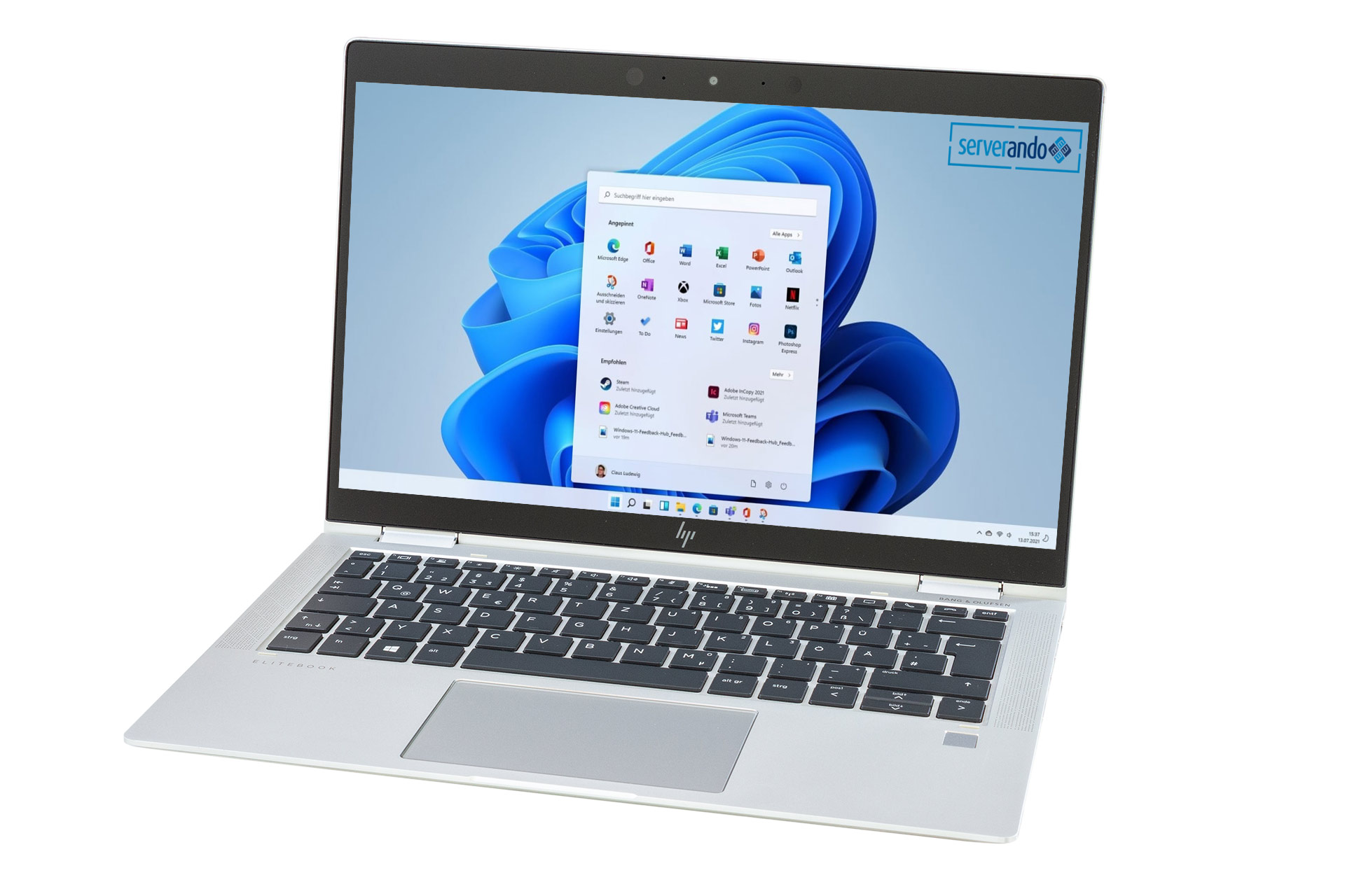 HP Elitebook x360 1030 G4 Conv, i7-8665U 1.90GHz, 4-Core, 16GB PC3, 512GB NVMe SSD, 13.3 Zoll, Win11Pro