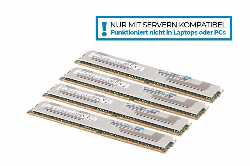 4er-Bundle | HPE 64GB DDR4 RAM 4Rx4 PC4-2133P Load Reduced ECC