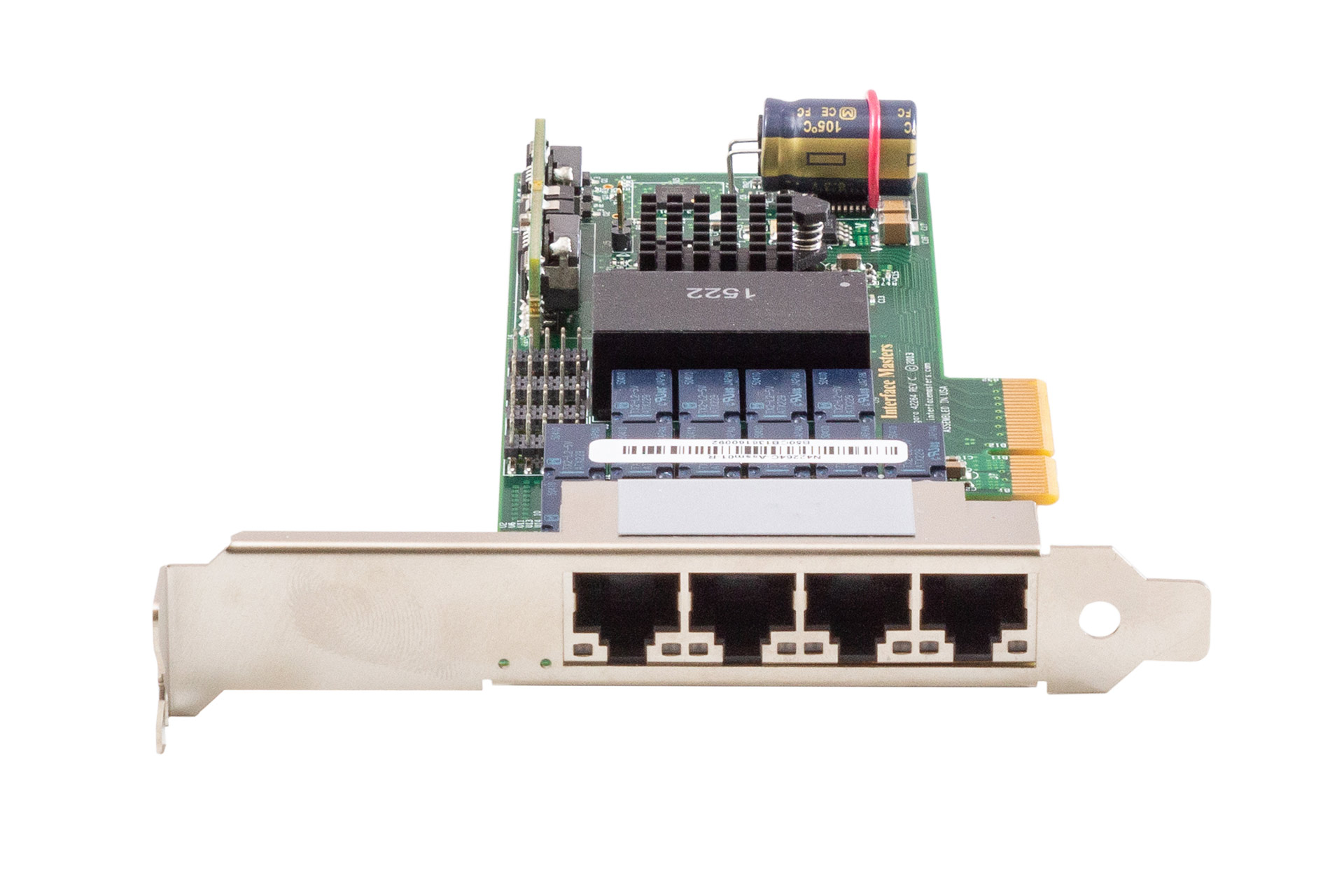 InterfaceMasters NIC Niagara 42264 GbE 4xRJ45 QP Netzwerkkarte InterfaceMasters NIC Niagara 42264 GbE 4xRJ45 QP Netzwerkkarte