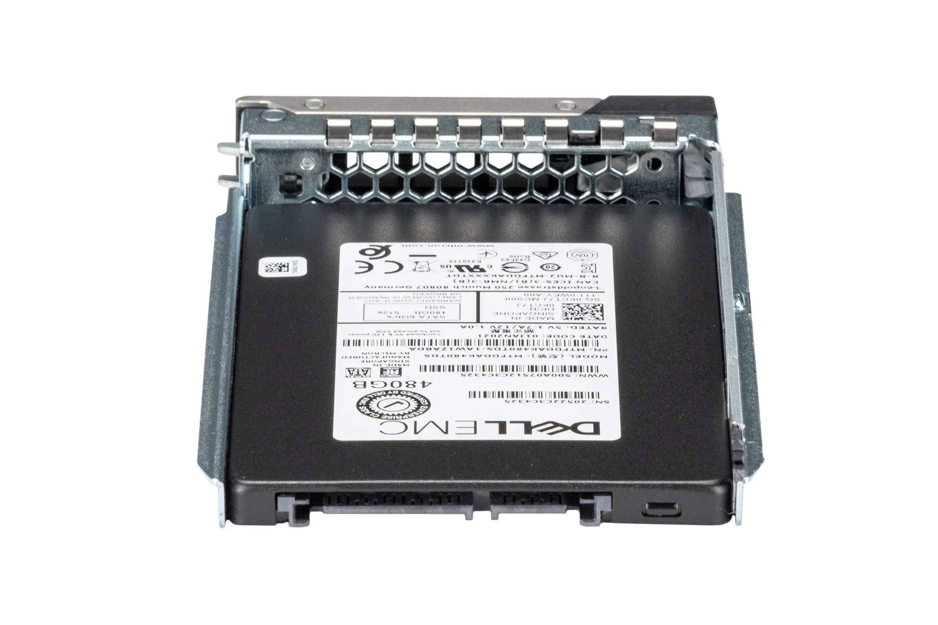 Dell 480GB 6G SATA SSD, 2.5 Zoll SFF Festplatte für Server