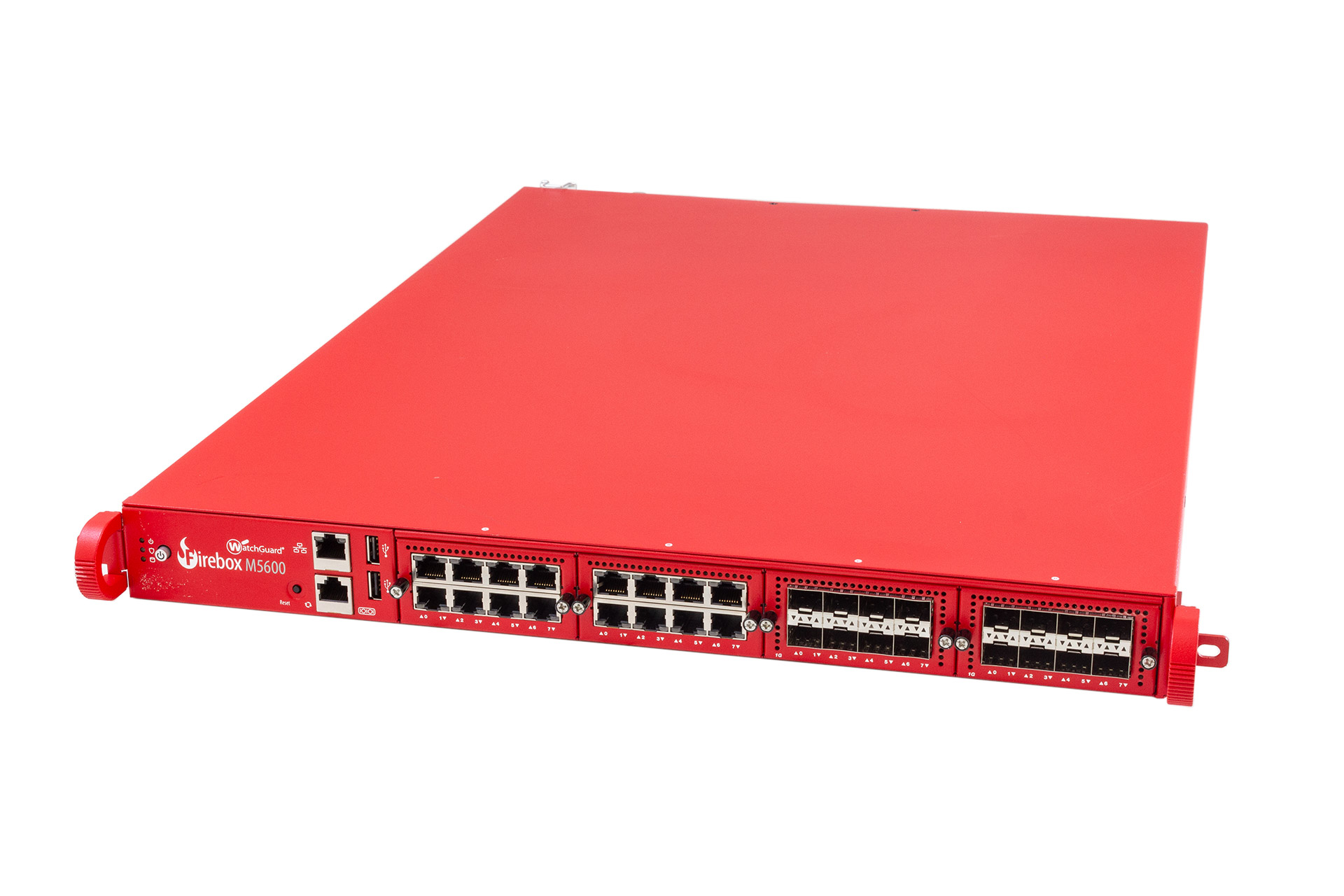 WatchGuard Firebox M5600 Firewall Appl 1U, 17x GbE RJ45, 16x GbE SFP, noLicense, noExtraFeaturecodes WatchGuard Firebox M5600 Firewall Appl 1U, 17x GbE RJ45, 16x GbE SFP, noLicense, noExtraFeaturecodes