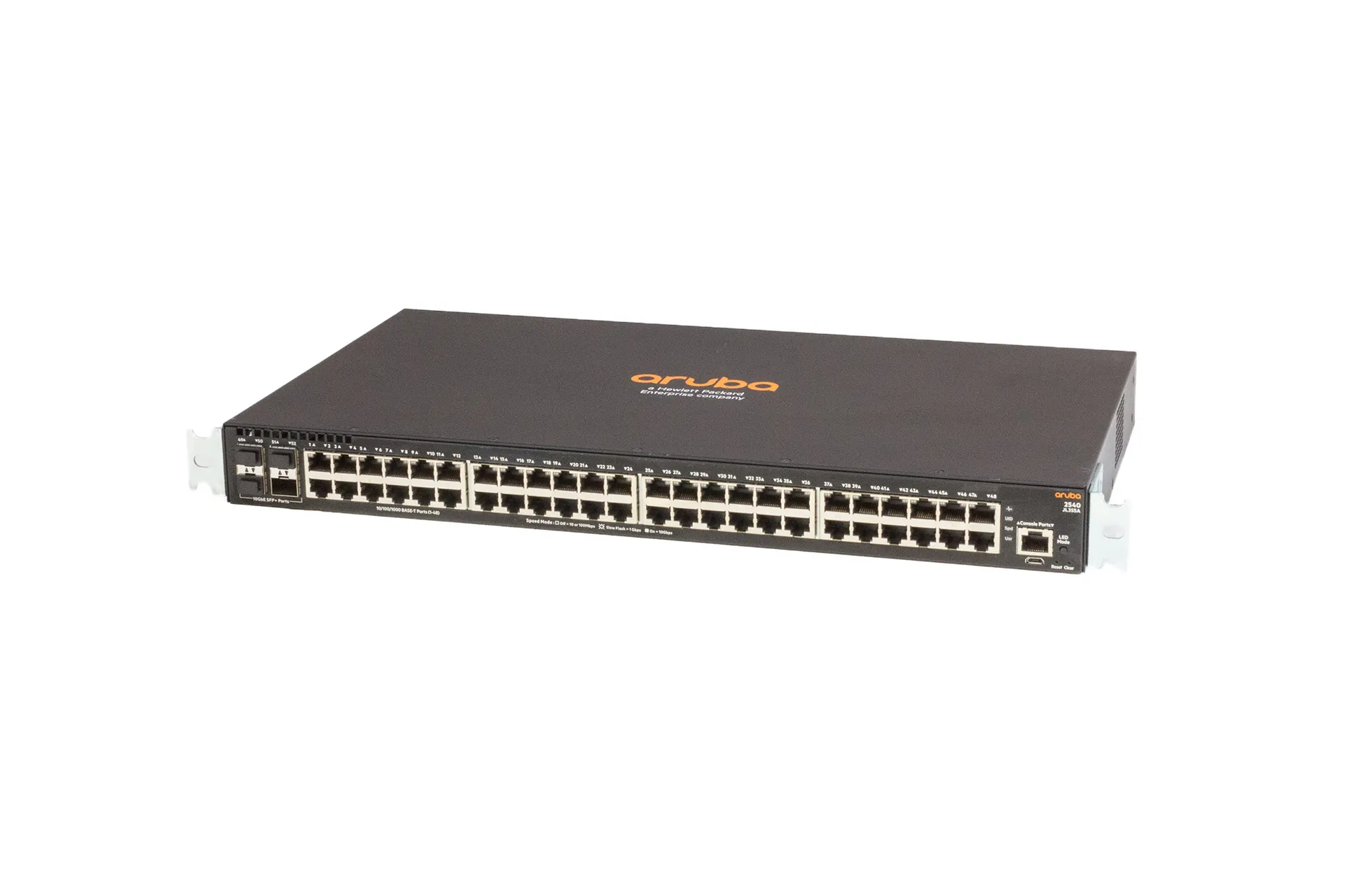 HPE Aruba Switch 2540 48x GbE RJ45, 4x 10GbE SFP+ HPE Aruba Switch 2540 48x GbE RJ45, 4x 10GbE SFP+