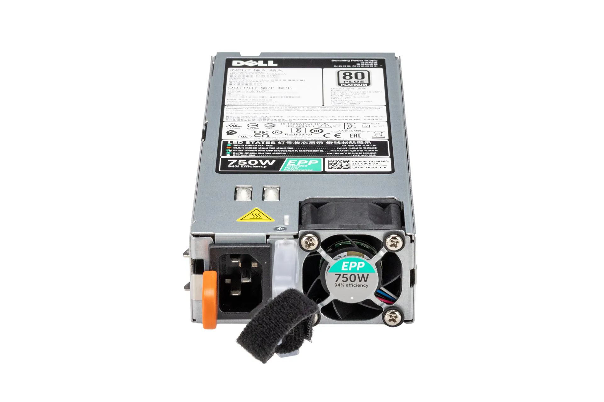 DELL PSU 750W L750E 80+ Platinum Netzteil für R640, R740 DELL PSU 750W L750E 80+ Platinum Netzteil für R640, R740
